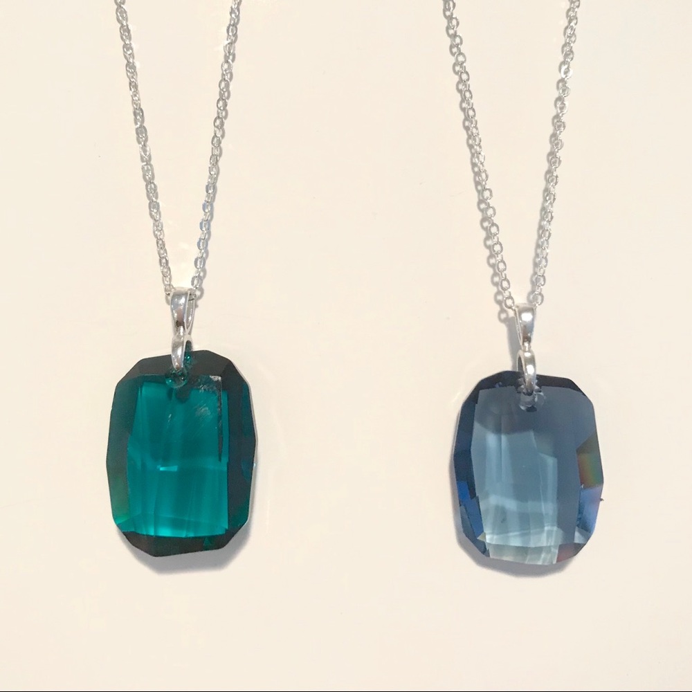 NWT Swarovski crystal “graphic” pendants